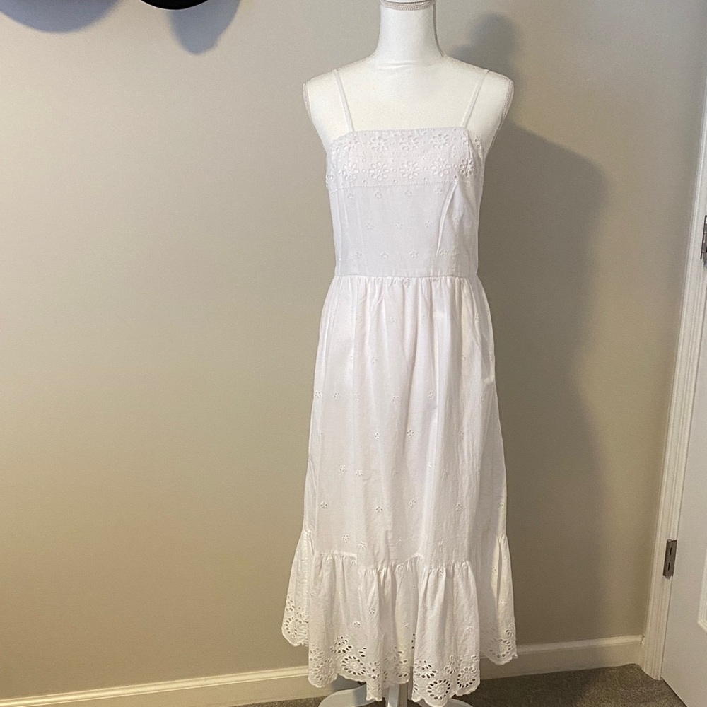 White Eyelet Dress